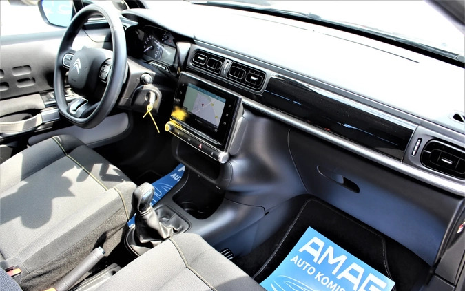 Citroen C3 cena 45900 przebieg: 95000, rok produkcji 2019 z Łęknica małe 379
